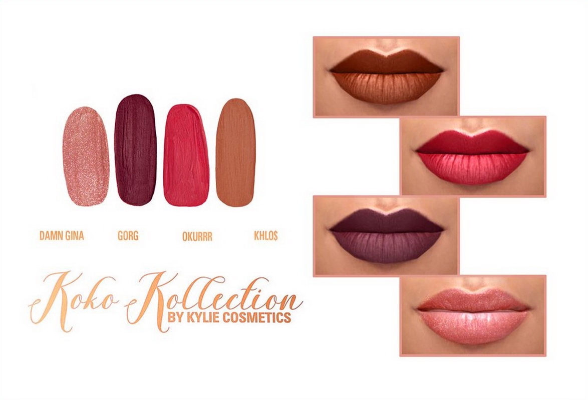 Kylie все цвета на губах Kylie все цвета на губах