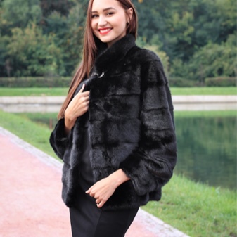 Модна ли норковая шуба поперечка