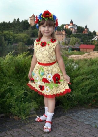 Детские модные платья из кружева