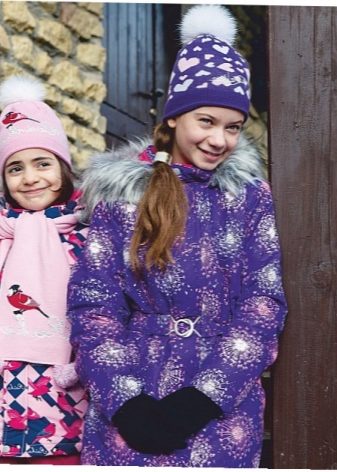 Модный пуховик для девочки фото