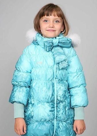 Модный пуховик для девочки фото