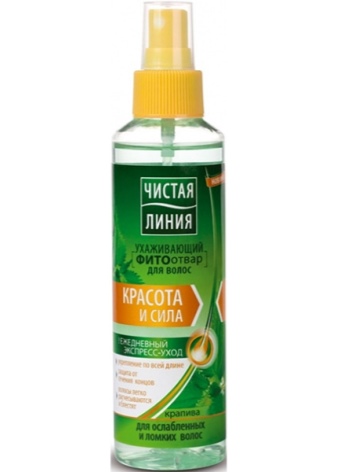 Спрей для волос чистая линия для роста волос