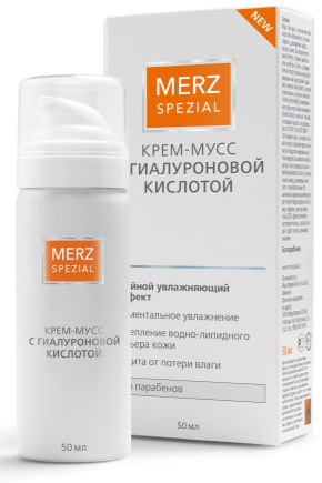 Крем-мусс Merz с гиалуроновой кислотой