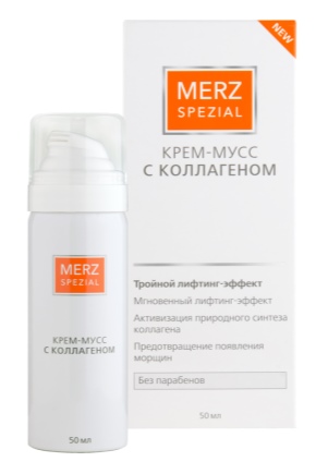 Крем-мусс Merz с коллагеном