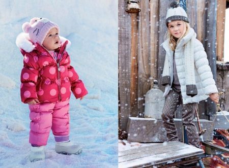 Модный пуховик для девочки фото