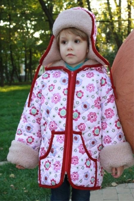 Модные пальто для девочки осень