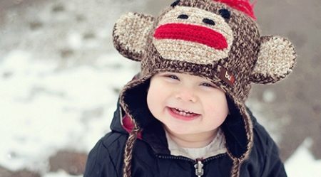 Модные шапки и шарфы для мальчиков