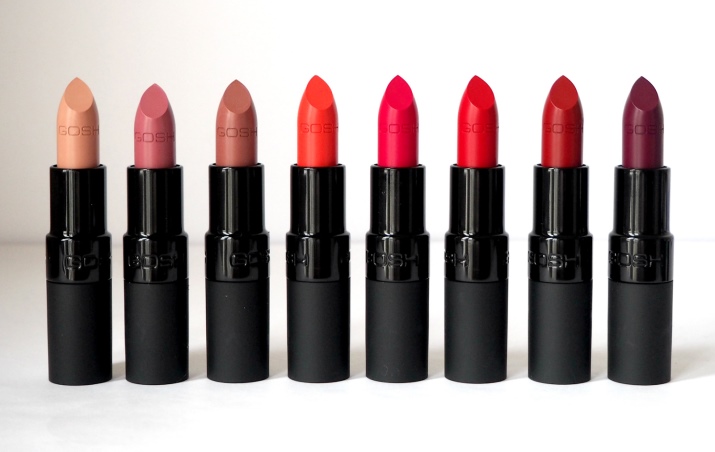 Губная помада Gosh: жидкая матовая палитра серии Velvet Touch Lipstick ...
